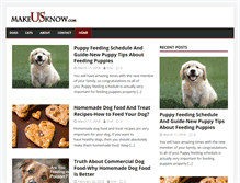 Tablet Screenshot of makeusknow.com